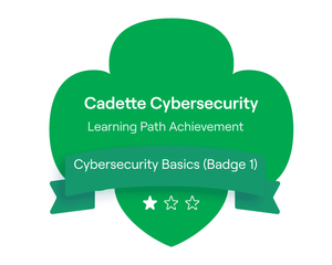 Cadette Cybersecurity Basics (Badge 1) Learning Path