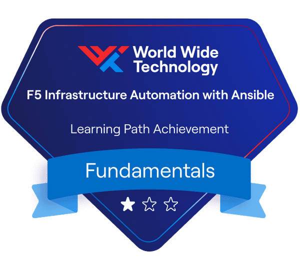 F5 Infrastructure Automation with Ansible Learning Path